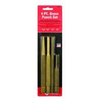 Mayhew 62277 - 4pc Brass Punch Kit